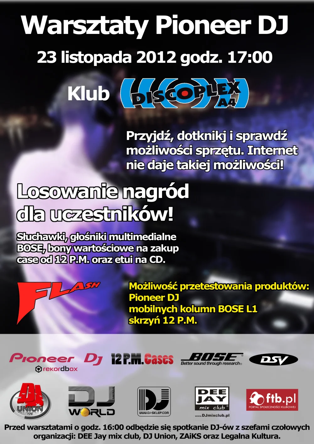 Warsztaty – Mistrzostwa Polski DJ'ów – Pioneer DJ Championship 2012