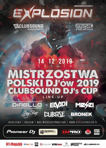 Mistrzostwa Polski DJ'ów – ClubSound DJ's Cup 2019